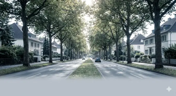 Hochkreuzallee Bonn — Unfallschwerpunkt